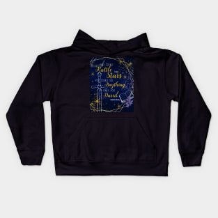 You could rattle the stars in navy and gold Kids Hoodie